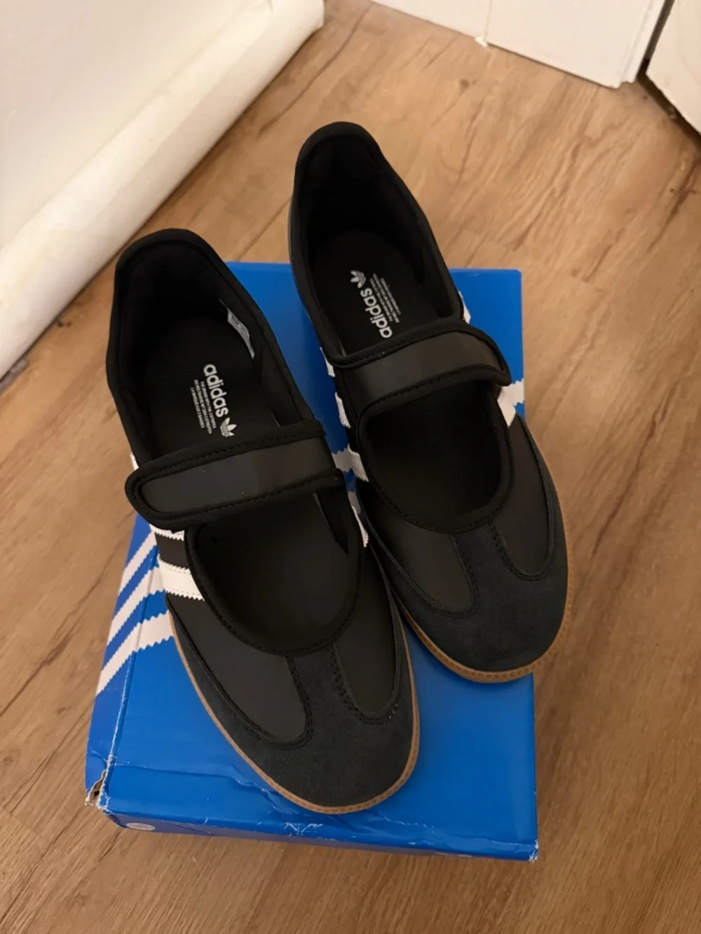 adidas Samba Mary Jane Sneakers - Black & White - Picture 3 of 5